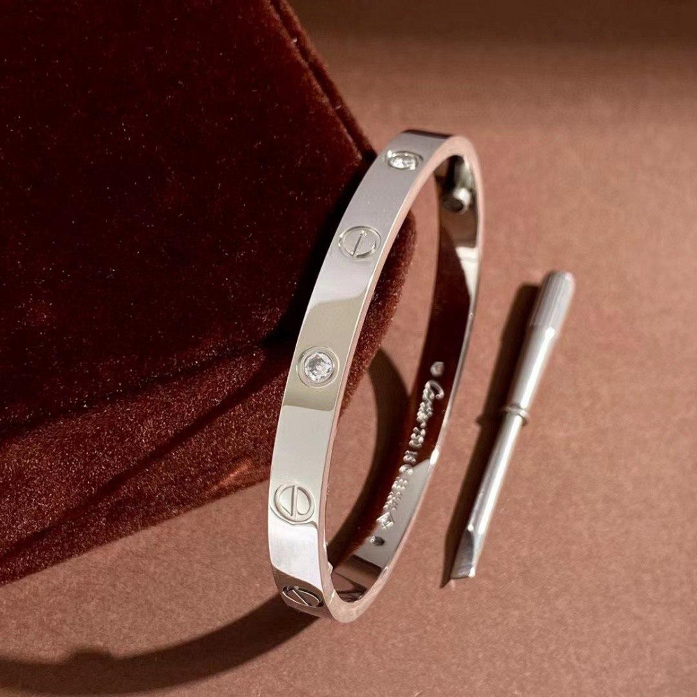 Браслет с отверткой / Брендовый браслет Картье/Cartier, посеребрение, с цирконами Одесса - изображение 1