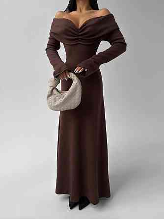 Жіноче вечірнє плаття двостороннє ангора Шоколад Одеса