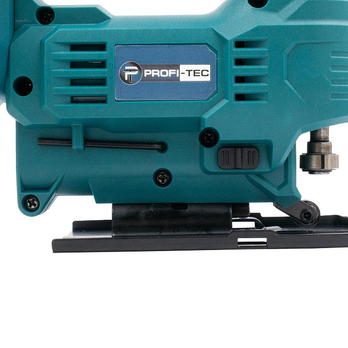 Потужний акумуляторний лобзик PROFI-TEC PGS2080BL POWERLine : з АКБ 20V 4.0 Ah, 2900 хід/хв, хід штока 18мм Київ - фото 7