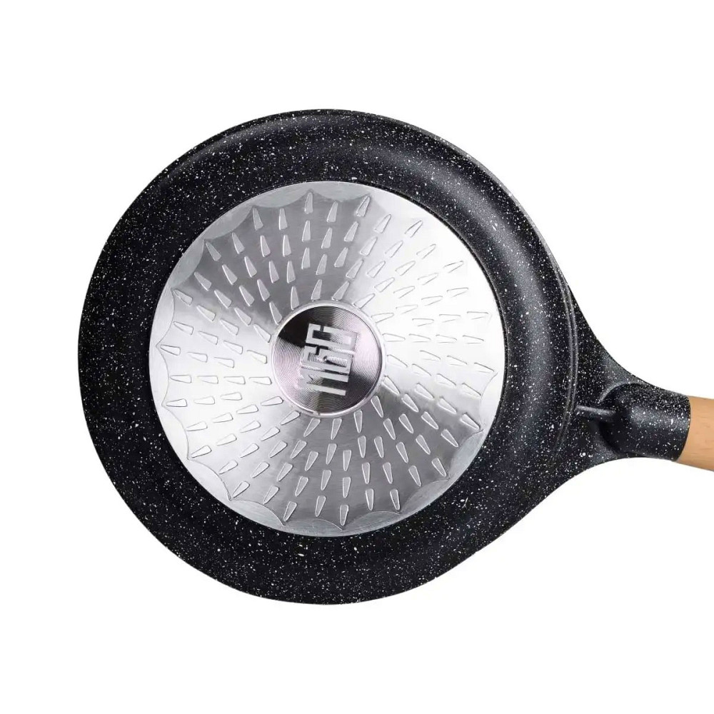 MGC Алюмінієва млинцева сковорода з мармуровим антипригарним покриттям Ø 22 см, товсте дно MGC Коломия - фото 5