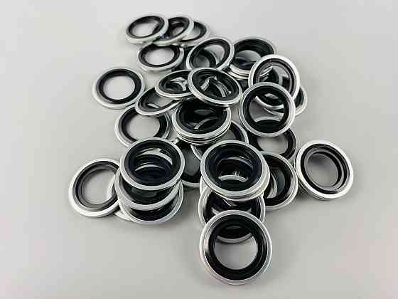 Шайба з гумовим кільцем NBR всередині 20 мм, для гідравліки, олії, води, повітря. Мукачево