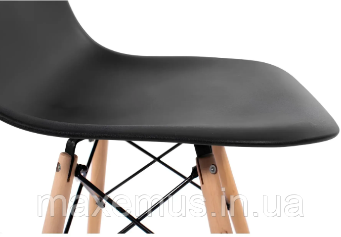 Кресло кухонное В 173 табурет кухонный на ножках в гостинную стул со спинкой на кухню черный Мостиска - изображение 12