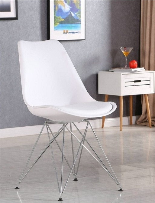 Стілець Тауер С пластиковий білий Дніпро - фото 2