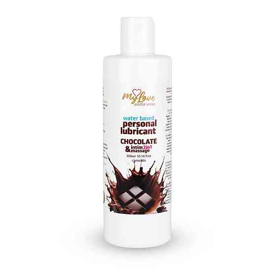 2в1 лубрикант та масажний гель - MyLove Aroma Series Intim&Massage Chocolate, 300 мл Sex Aura Київ