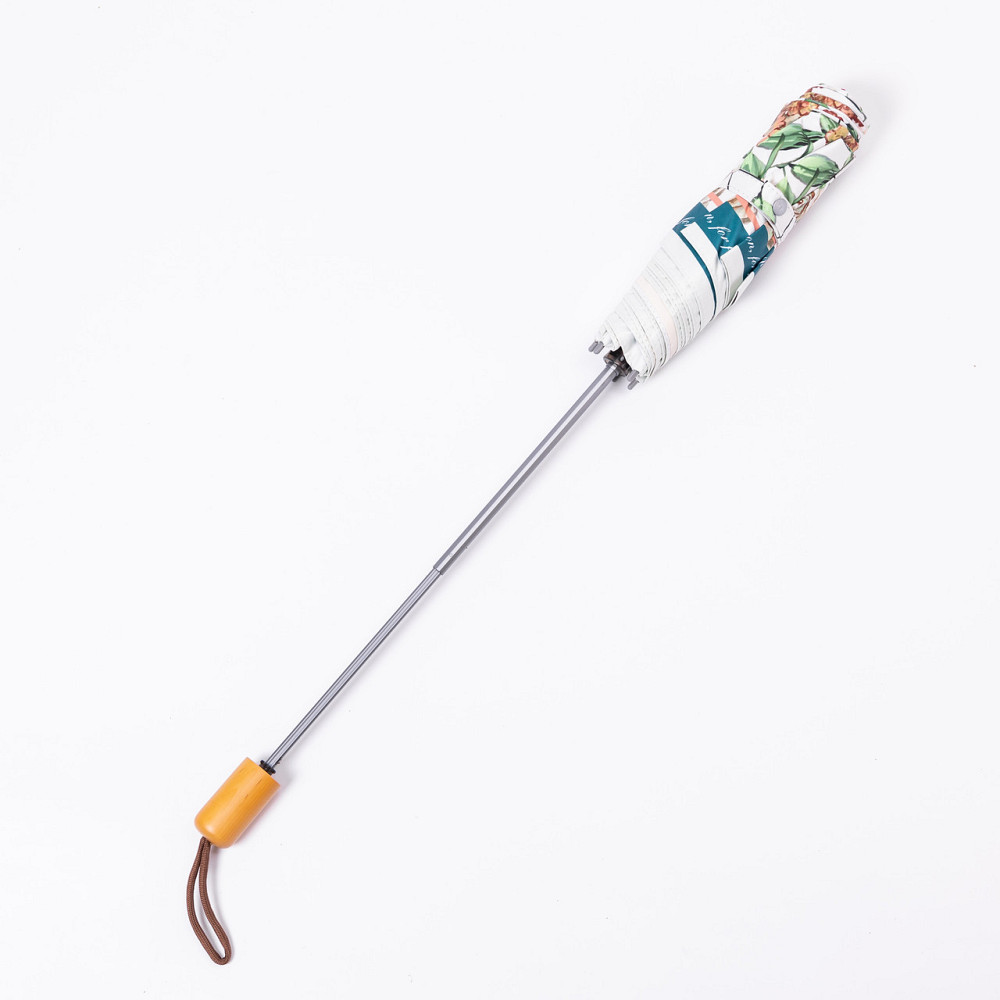 Елегантний зелений зонт з принтом, 99 см Київ - фото 8