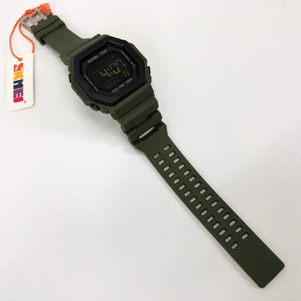 Годинники наручні спортивні, Електронні вологозахищені наручні годинники Водонепроникні 50 м JW-52 Львів - фото 9