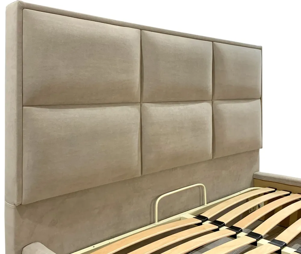 Ліжко Sheffield 2 VIP 120 х 190 см З додатковою металевою цільнозварною рамою Сірий Київ - фото 3