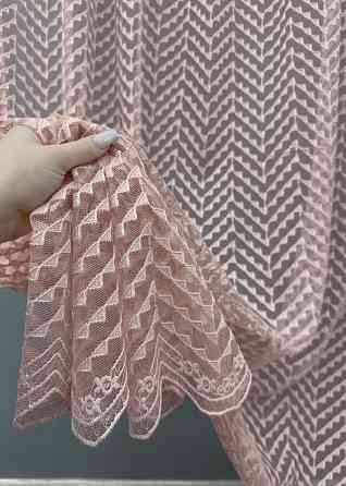 Тюль VR-Textil 1880т Гипюр Пудровый 300х270 см (42-0838) Киев