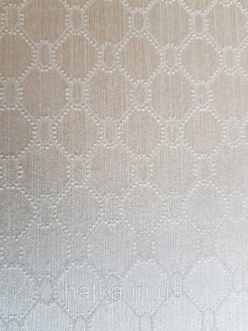 Текстильные обои на флизелиновой основе Da capo RaschTextil геометрия ромб овал сетка бежевые фон кремовый Київ - фото 3