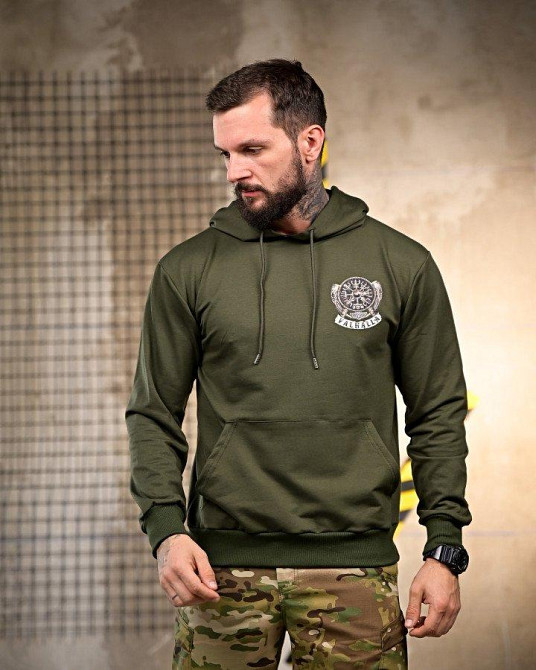 Худи Valhalla oliva РП7410 Одеса - фото 2