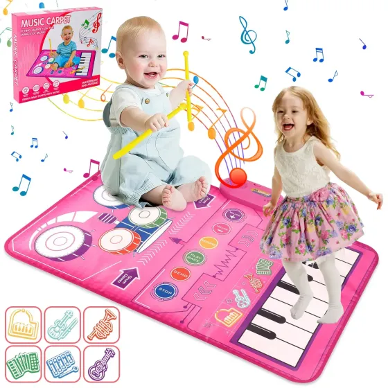 Интерактивный музыкальный пианино-коврик для детей Коломыя