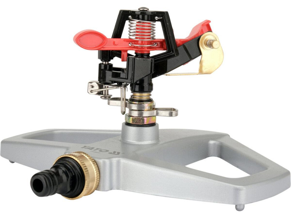 Зрошувач імпульсний 6-режимний YATO на металевій опорі, радіус поливу- 12-13 м, робочий тиск 2-4 Bar Одеса - фото 1