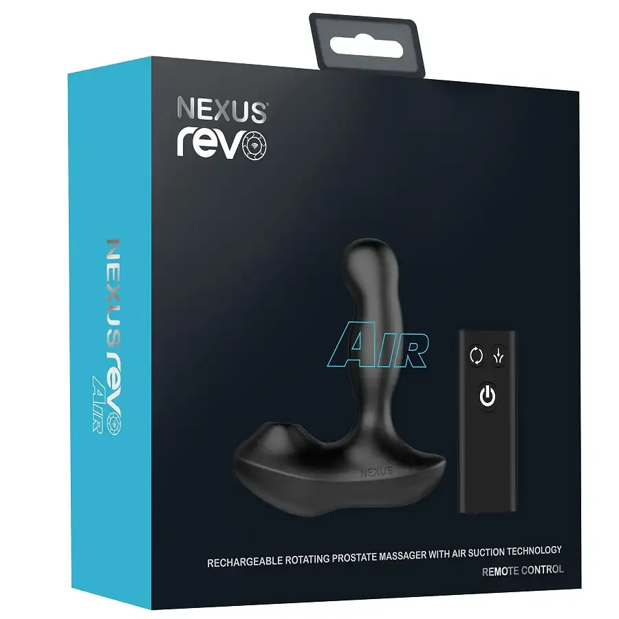 Масажер простати Nexus Revo Air з вакуумним стимулятором промежини та головкою, що обертається Львів - фото 7