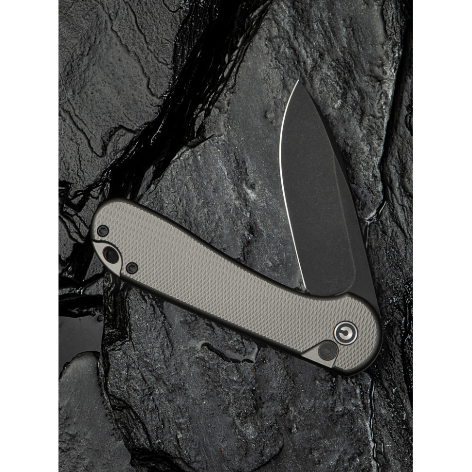 Ніж складаний кишеньковий Civivi Elementum II, (7.5 см) Nitro-V / Aluminum сірий Київ - фото 12