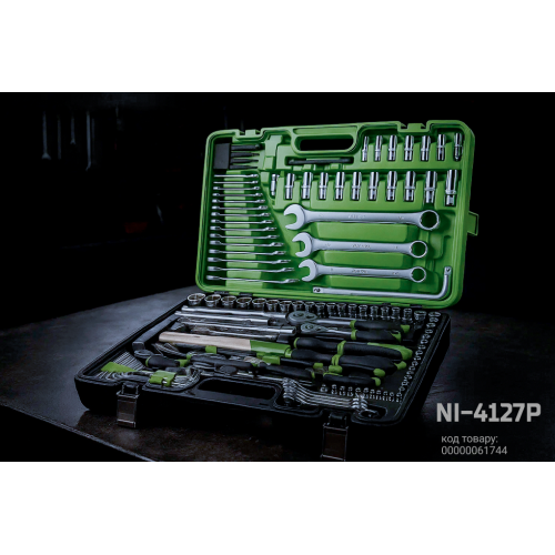 Універсальний набор інструменту 1/4" & 1/2" , 127 предм (NI-4127P) Alloid Одеса - фото 8