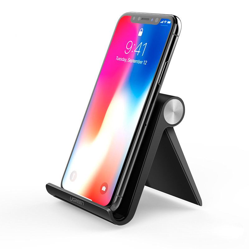 Підставка-тримач Ugreen LP106 для телефону або планшета (Чорна) Миколаїв - фото 1