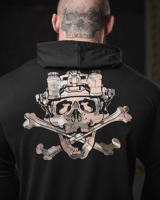 Худі maklin череп black НП4954 Одеса - фото 2