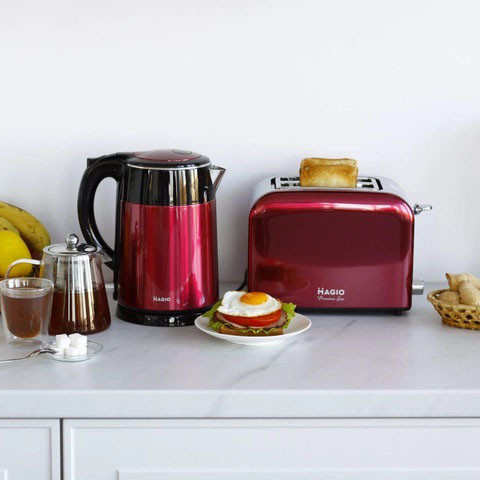 Тостер побутовий для дому Magio MG-286, Домашній тостер з решіткою для підігріву Маленький XK-21 Івано-Франківськ - фото 9