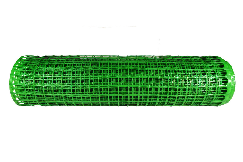 Сітка 45*45 1.0х20 м  пластикова Клевер (зелена) квадрат із запаяним краєм Дніпро - фото 4