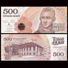 Угорщина Hungary - 500 Dukat 2016 - 2020 UNC local money Полтава