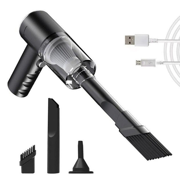 Портативний бездротовий пилосос для автомобільного прибирання, Автомобільні ручні пилососи KS-92 Львів - фото 16