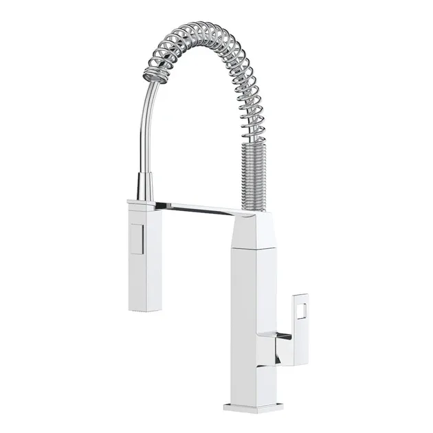 Змішувач для кухні з гнучким виливом Grohe EUROCUBE 31395000 Київ - фото 1