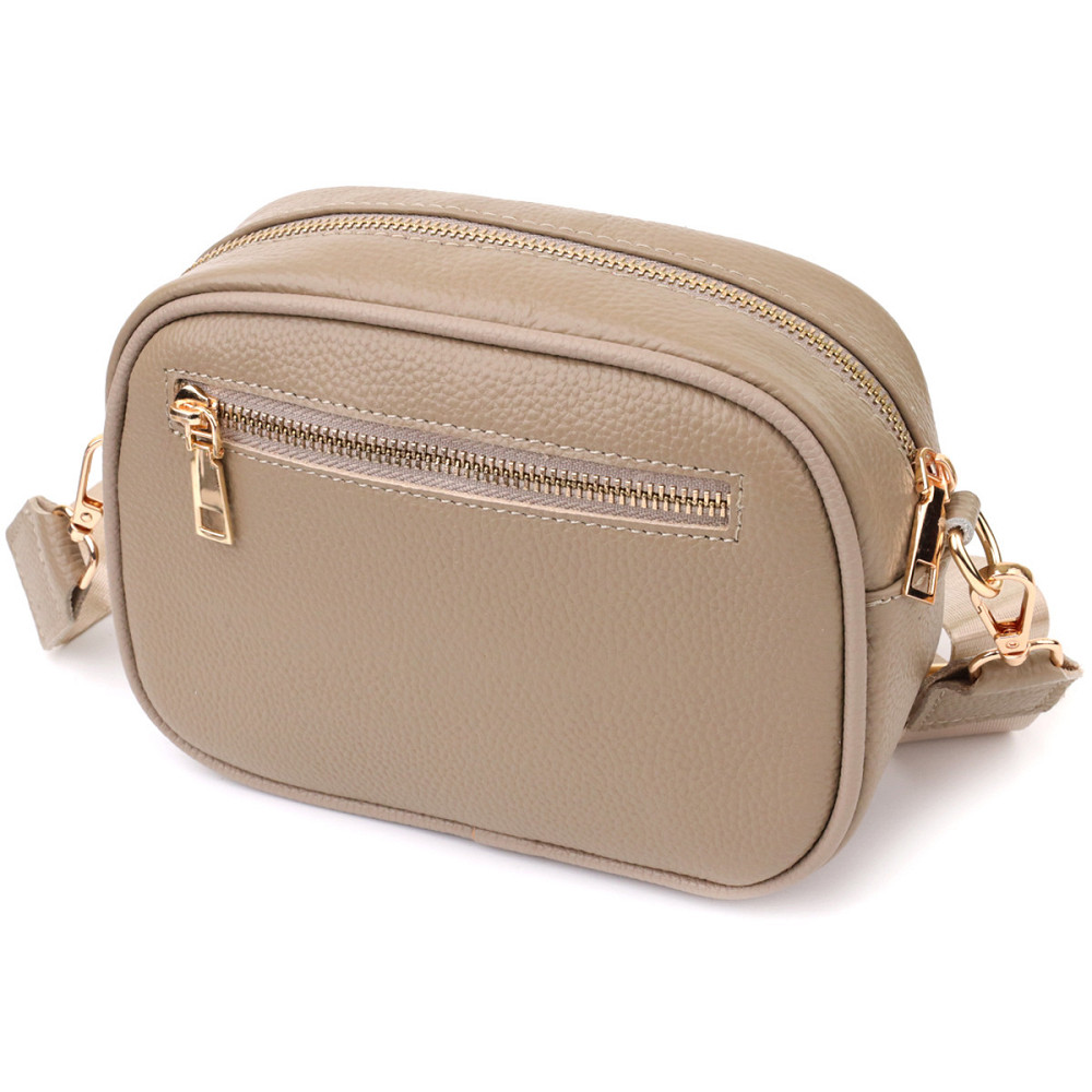 Женская сумка на каждый день из натуральной кожи Vintage 22901 Бежевый Киев - изображение 2