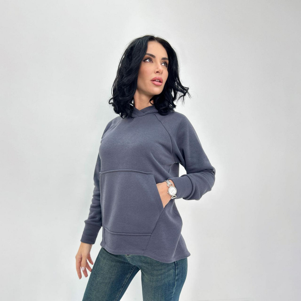 Худі вільного крою з капюшоном "Sky" оптом | Батал Київ - фото 6