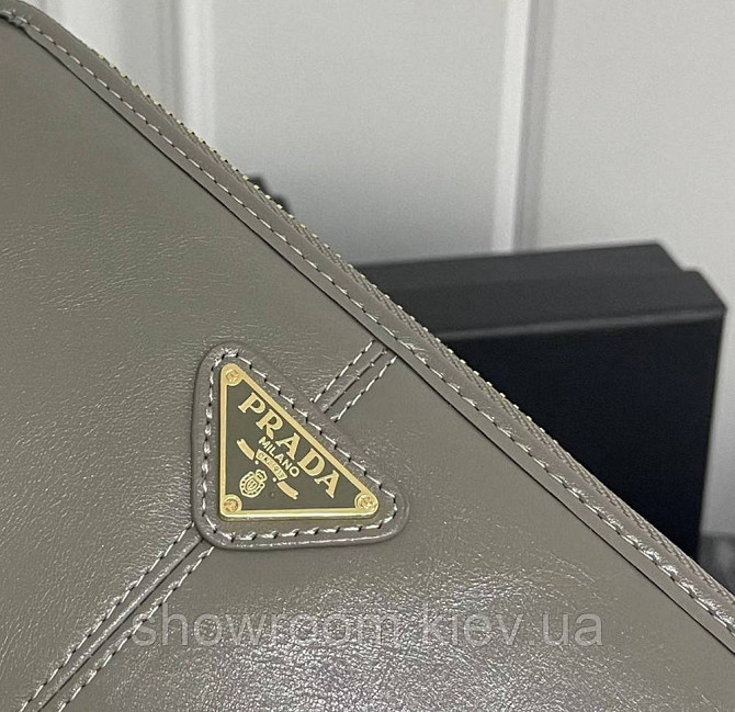 Жіночий брендовий гаманець на блискавці Pr (316) grey Київ - фото 5
