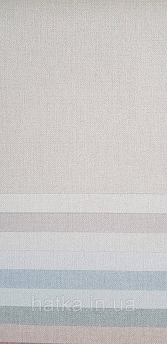 Обои виниловые на флизелине Rasch County Living метровые однотонные матовые под ткань лен бежево-серые Киев - изображение 2