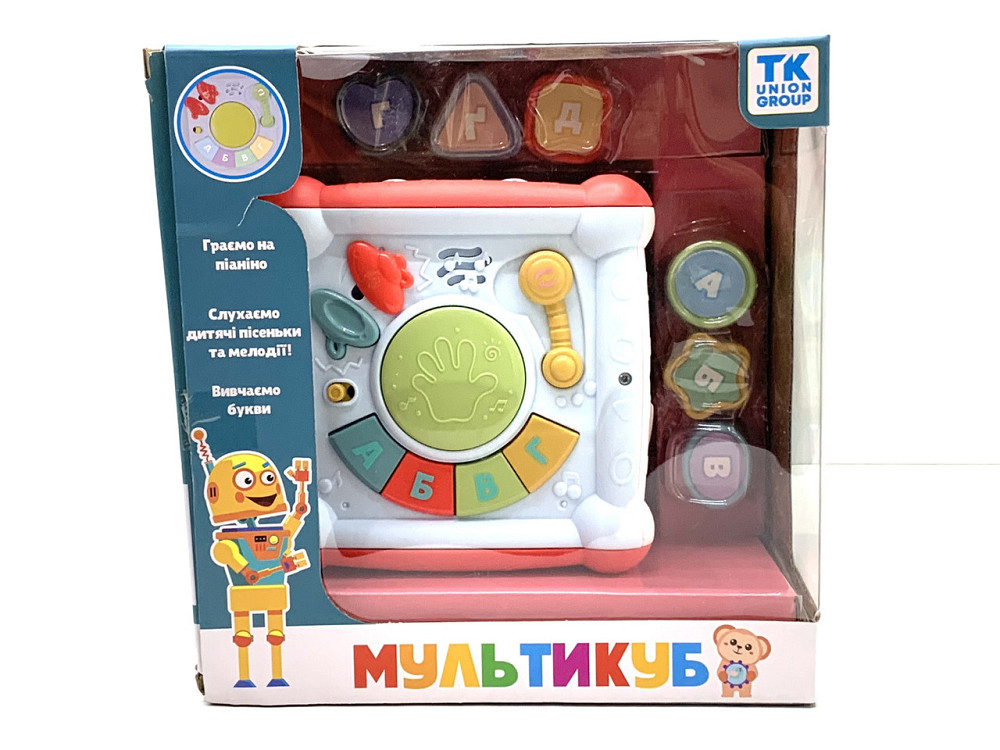 Мультикуб TK Group українське озвучування вивчення літер форм кольорів пісні сортер Вид 2 (42666) Чернігів - фото 9
