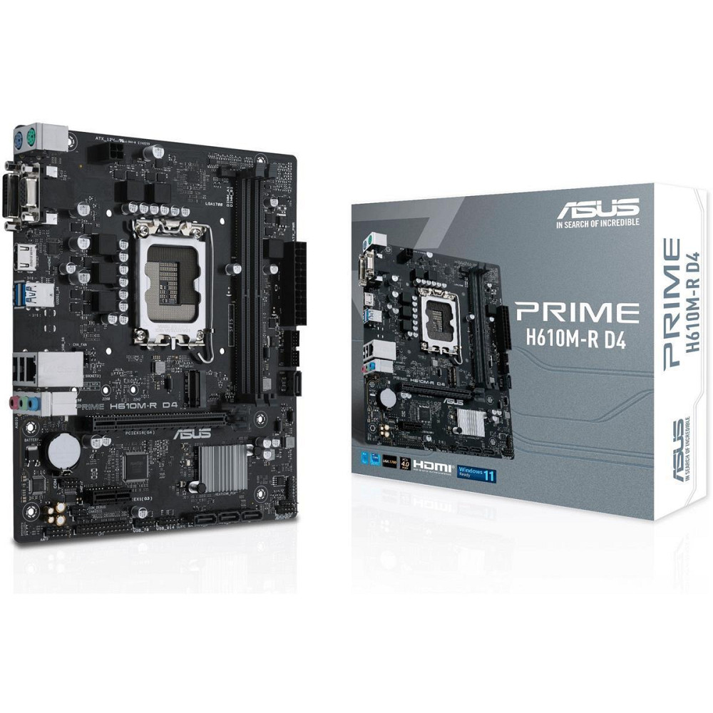 Материнська плата Asus Prime H610M-R D4-SI Socket 1700 Харків - фото 8