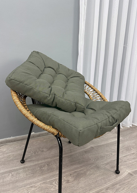 Подушка для стульев (50x50х8 см) Decorator Sawana цвет хаки 84-182 Киев - изображение 4