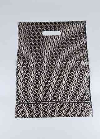 Пакет\прорезн\р (30*40) Кубы черный 