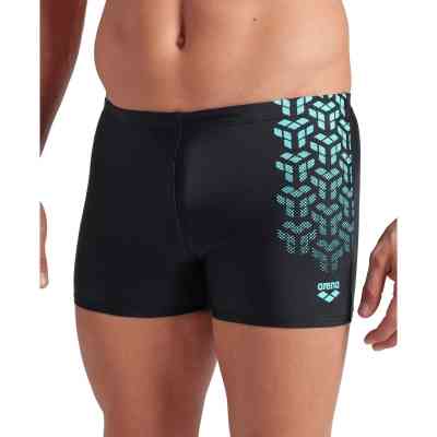 Плавки Arena Kikko V Swim Short 006703-508 чорний, зелений 80 (3468337491187) Винница