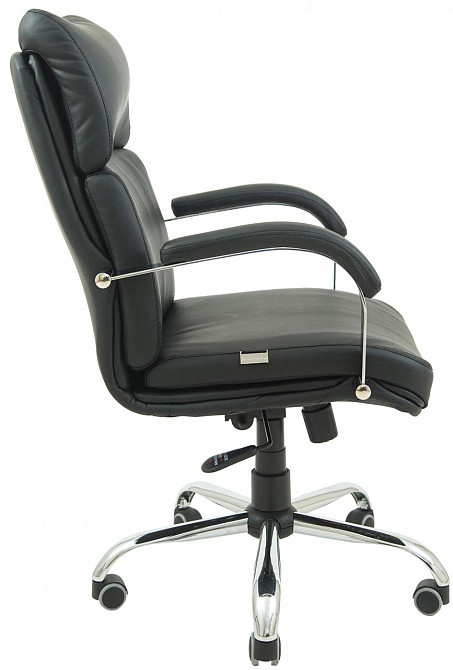 Офисное Кресло Руководителя Richman Dakota Fly 2230 Хром М2 AnyFix Черный Киев - изображение 3