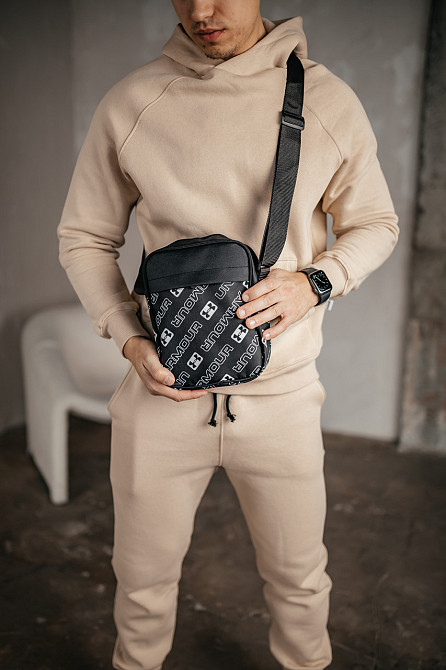 Барстека Nike, Чоловіча сумка через плече, Текстова барсетка на три відділення, Брендаова сумкаMasterSem Київ - фото 9