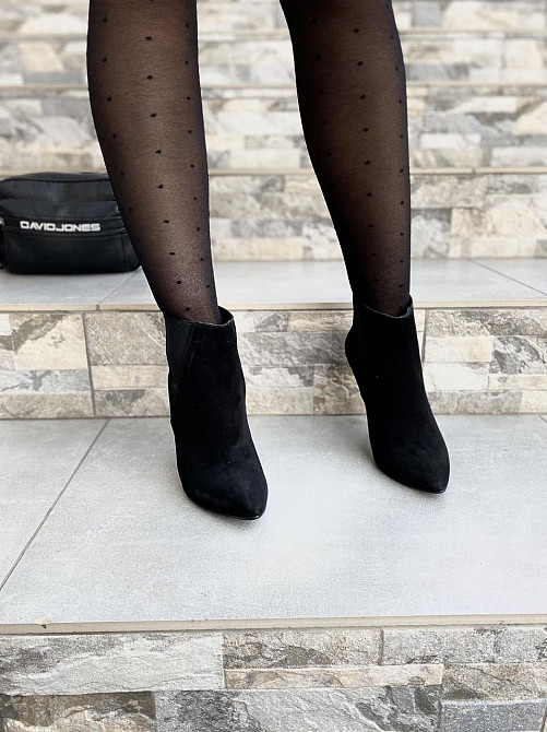 SANTINI Жіночі черевики SANTINI чорні натуральна замша 36р. каблук 11см висота 10см (70543-21) Коломыя - изображение 2