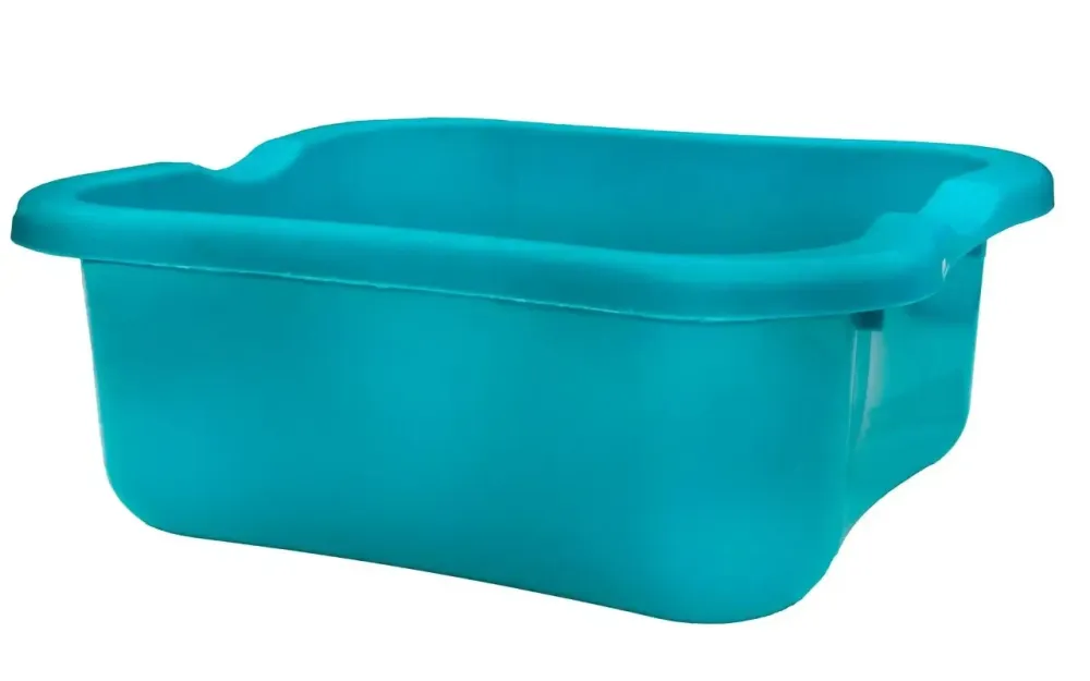 Таз квадратный бирюзовый, 6 литров (ТМ ПолимерАгро) Харьков - изображение 1