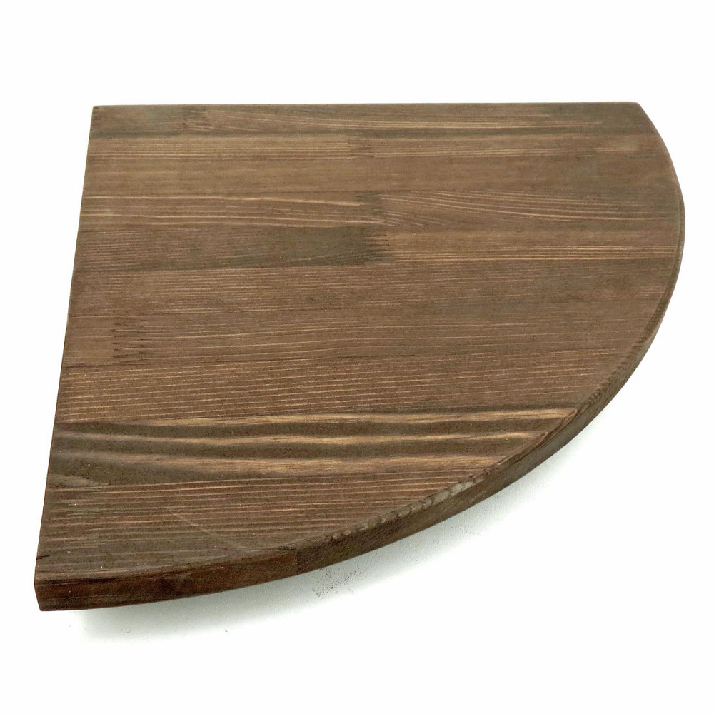 Кутова настінна полиця "Кабарет 35" сепія Миколаїв - фото 1