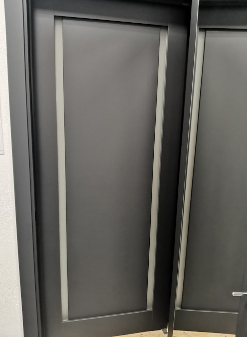 Двері екокошпон, Полотно, серія Millenium (ML-62) Темно сірий Київ - фото 7