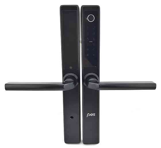 PES Aston чорний смарт замок з нержавіючої сталі Київ