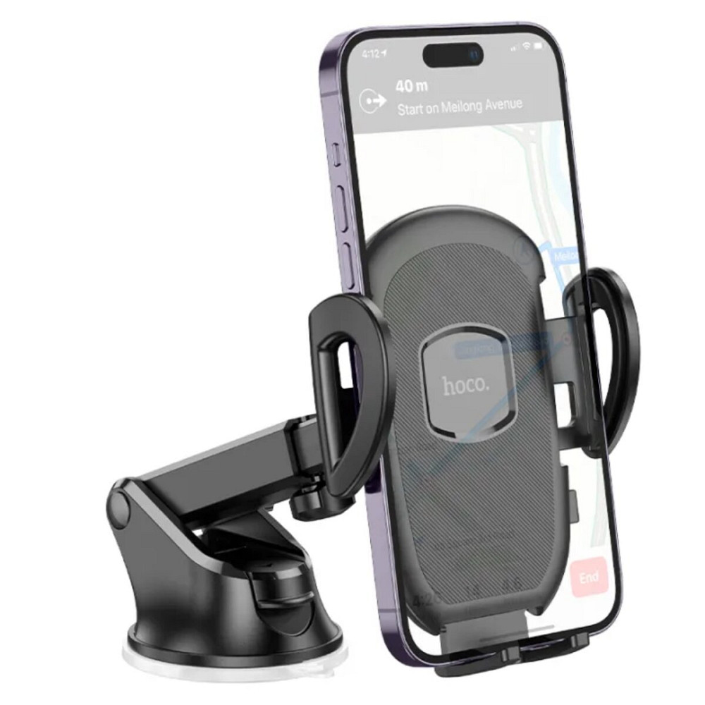Тримач для мобільного HOCO H9 General car holder(center console) Black Київ - фото 3