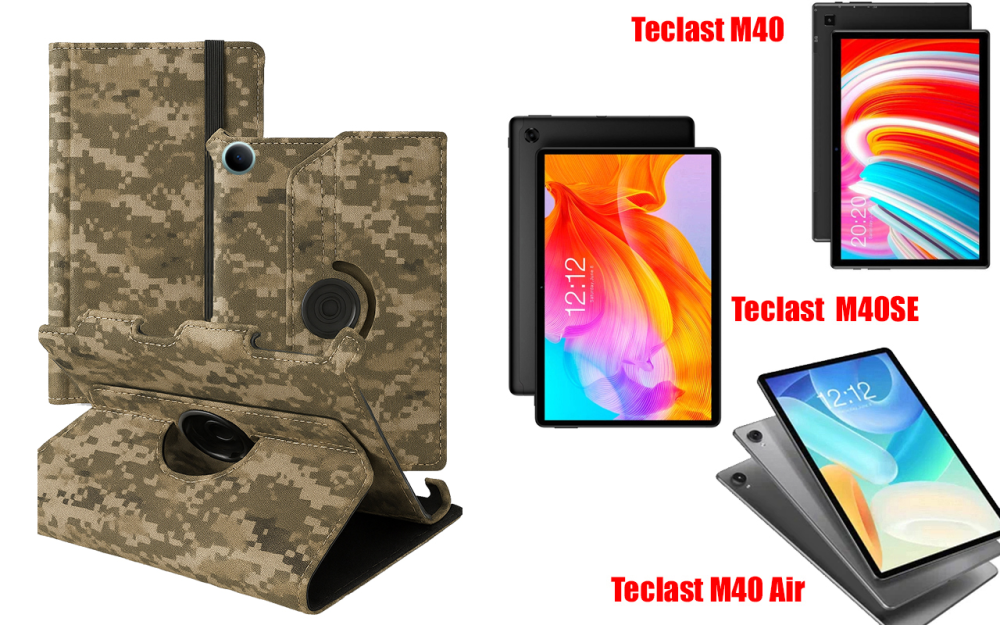 Чохол Spinner360 для планшета Teclast M40, M40SE, M40 Air, колір Xaki Київ - фото 1