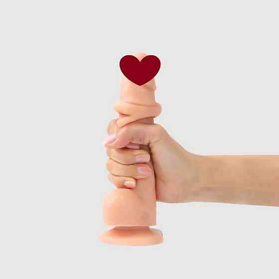 Реалістичний фалоімітатор Strap-On-Me Sliding Skin Realistic Dildo Vanille S, ефект рухливої шкіри Sex Aura Київ