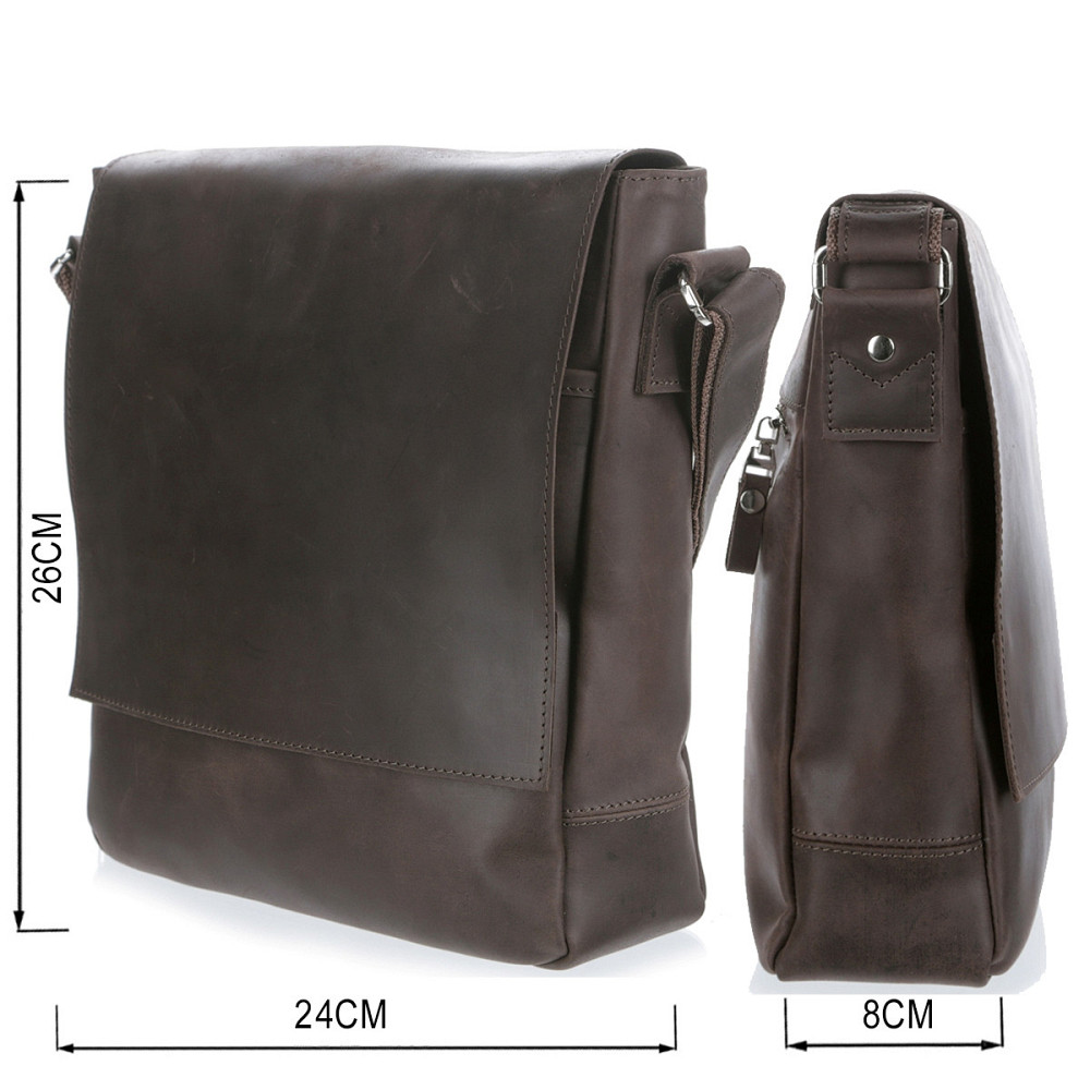 Мессенджер SHVIGEL 00886 Коричневий Київ - фото 7