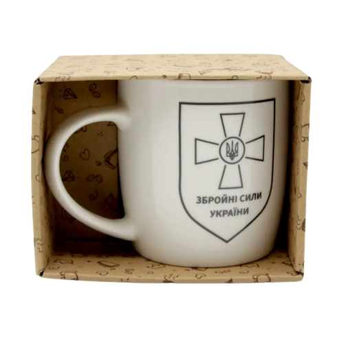 Чашка Збройні сили України 360мл бочка (подарункова уп) 1966 Кварта Житомир