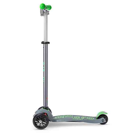 Самокат Micro серії Maxi PRO Deluxe - Сіро-зелений Дніпро