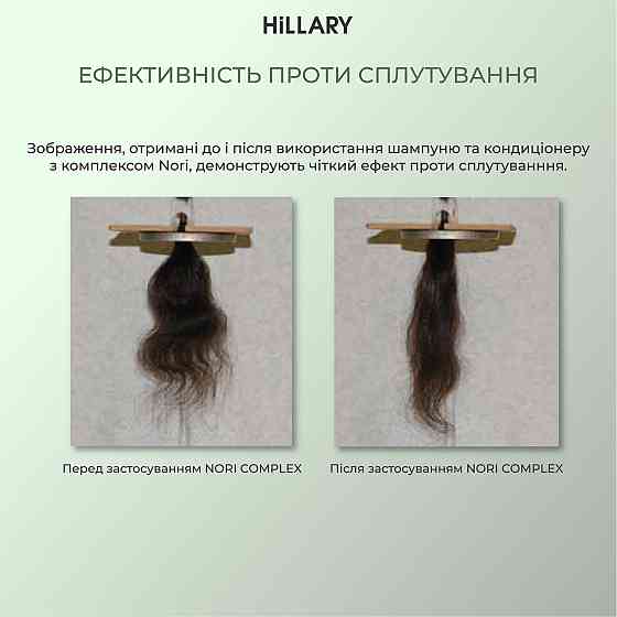 Інтенсивний зміцнювальний кондиціонер Hillary Nori Intensive Nori Bond Building Conditioner, 250 мл Київ
