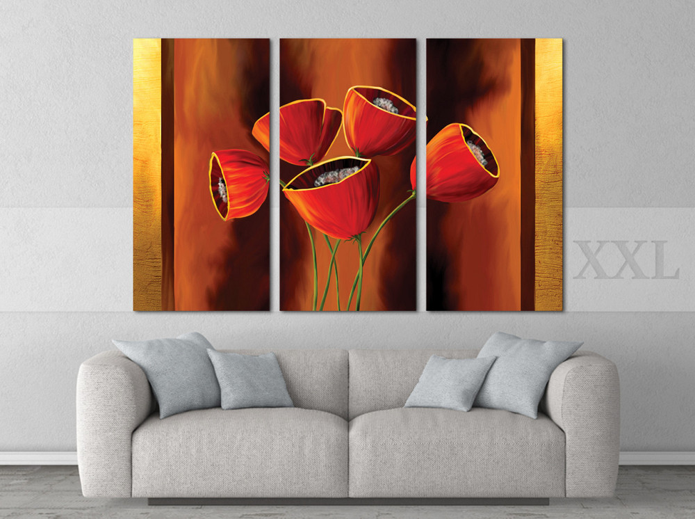 Модульная картина Абстракция Маки Art-151_XXL Киев - изображение 2